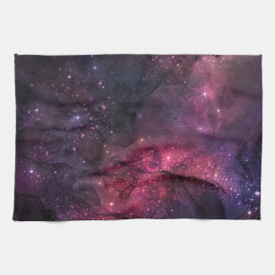 Starry Stars Outer Space Galaxy Planetary Pattern Kitchen Towel