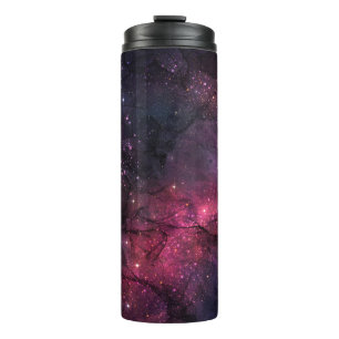 Starry Stars Outer Space Galaxy Planetary Pattern Thermal Tumbler