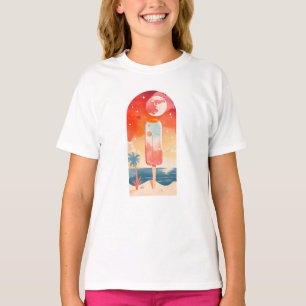 Starry Summer Tropical Night T-Shirt