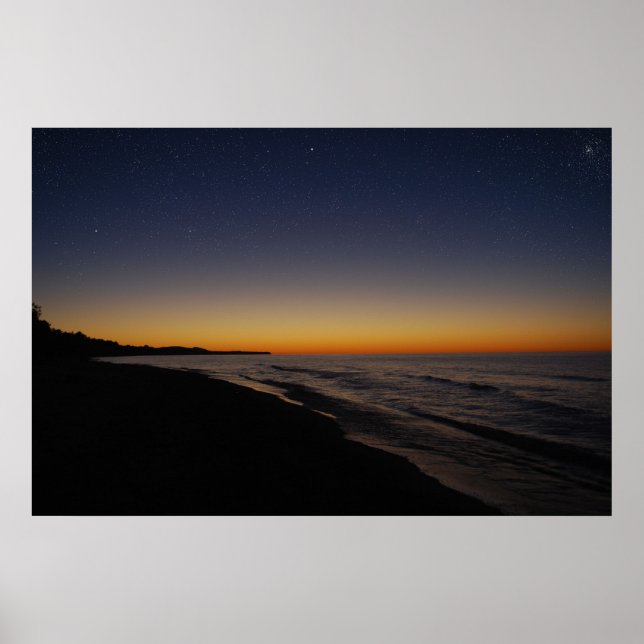 Starry Sunset Poster (Front)