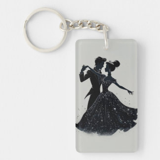 Starry Waltz Couple Keychain