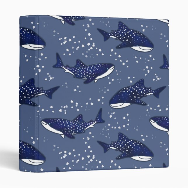 Starry Whale Shark (Dark) Binder (Front/Spine)