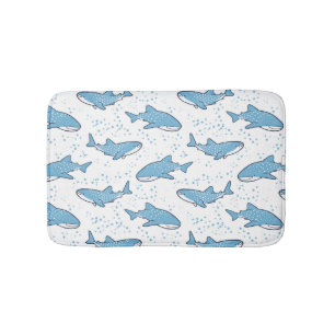 Starry Whale Shark (Light) Bath Mat