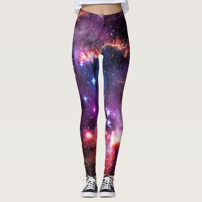 Starry Wingtip of Small Magellanic Cloud Leggings (Front)