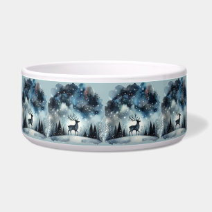 Starry Winter Night Deer
