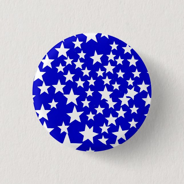 Stars 1 inch round button (Front)