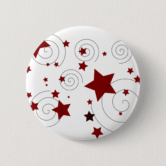 Stars 2 Inch Round Button (Front)