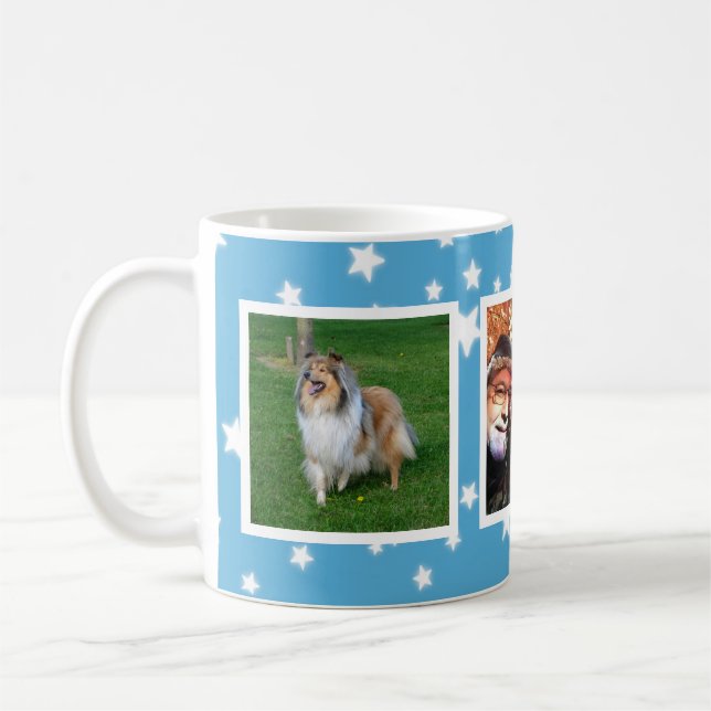Stars 3 photo coffee mug (Left)