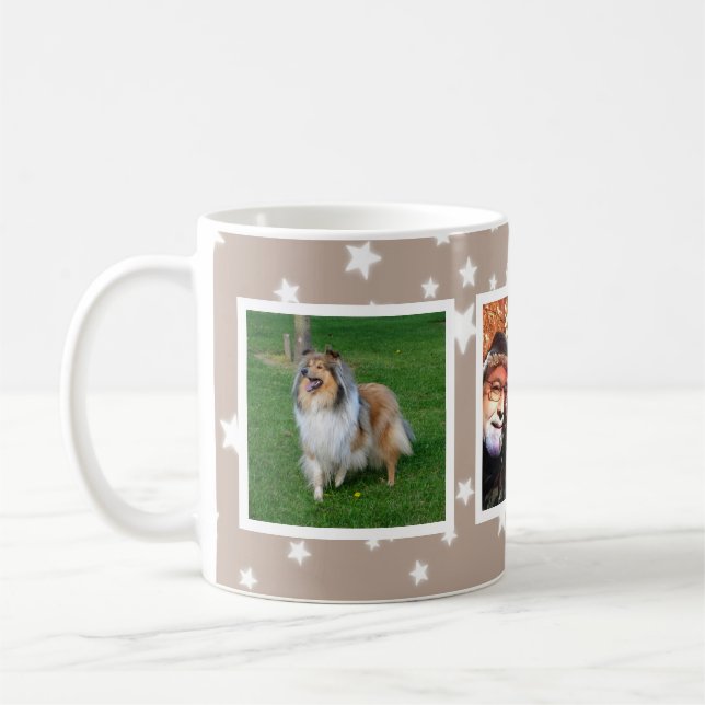Stars 3 photo coffee mug (Left)
