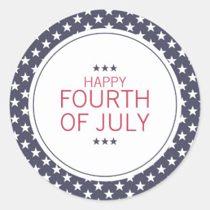 Stars 4th of July Independence Day Sticker