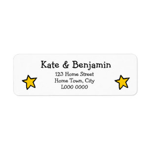 Stars Address Label