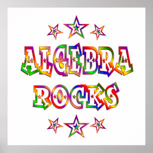Stars Algebra Rocks Poster