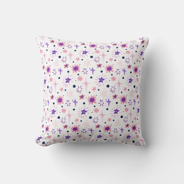 Stars and constellations  throw pillow (Front)