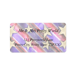 Stars And Flag Stripes Label