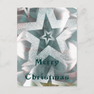 Stars and glitter! holiday postcard