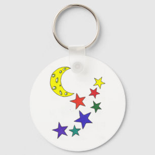 Stars And Moon Keychain