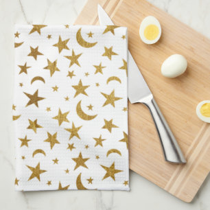 Stars and Moons Kitchen Towel