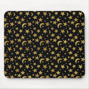 Stars and Moons Mouse Pad