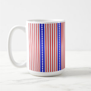 Stars and Pinstripes Coffee Mug