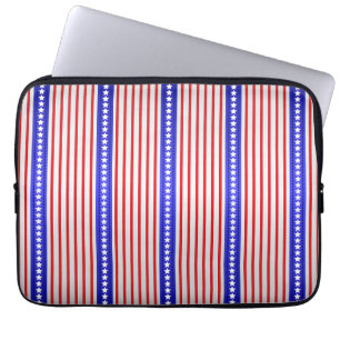 Stars and Pinstripes Laptop Sleeve