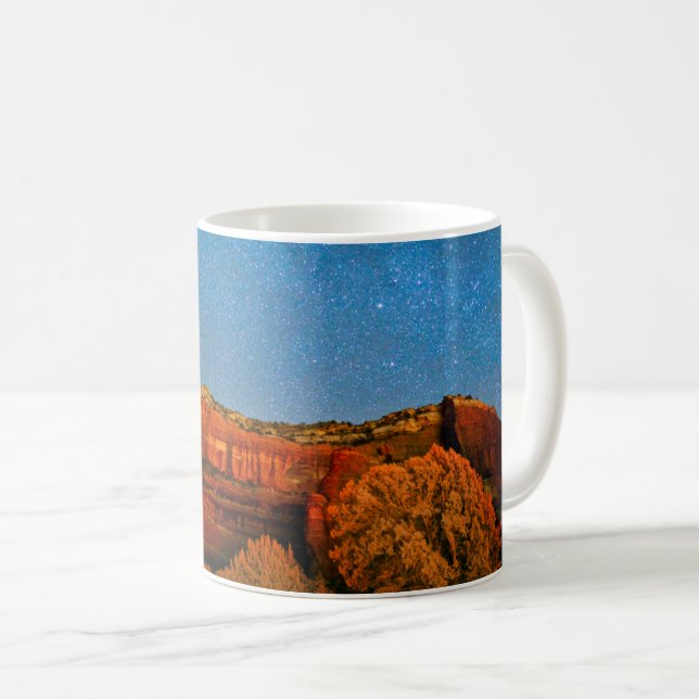 Stars and Red Rock Coffee Mug (Front Right)