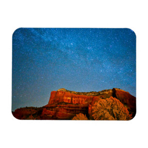 Stars and Red Rock Magnet