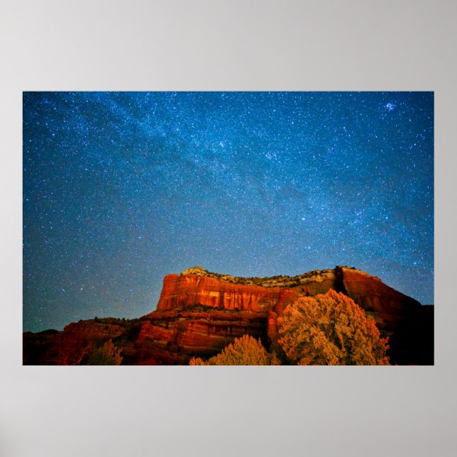 Stars and Red Rock Poster (Front)