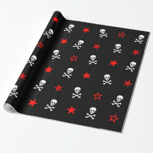   Stars and Skulls    Wrapping Paper