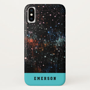 stars and space fun astronomy pattern Case-Mate iPhone case