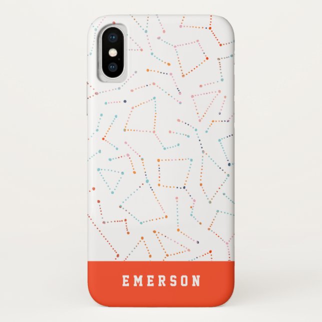 stars and space fun astronomy pattern Case-Mate iPhone case (Back)