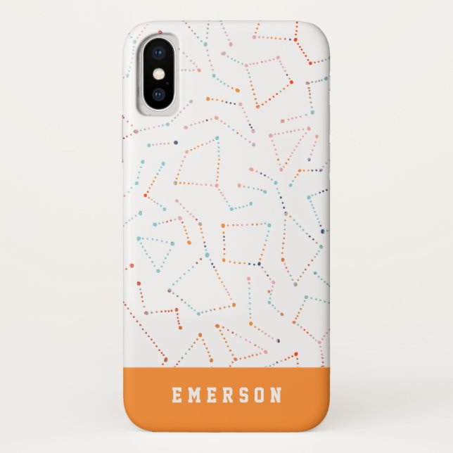 stars and space fun astronomy pattern Case-Mate iPhone case (Back)
