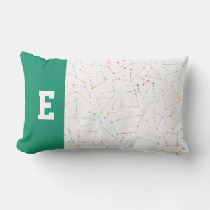 Stars and space fun astronomy pattern lumbar pillow