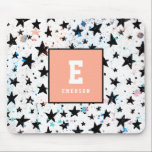 stars and space fun astronomy pattern mouse pad<br><div class="desc">This fun bold space design is a great way to brighten up your day. Featuring constellation pattern,  stars and galaxy,  its available on a range of products,  great as a gift.</div>