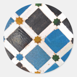 Stars and Squares Geometric Stickers
