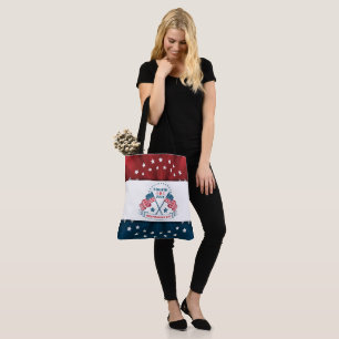 Stars and Stripes 4th of July Tote Bag