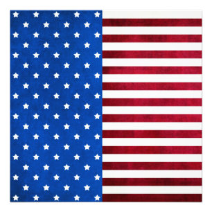 Stars And Stripes-American Flag by Shirley Taylor Photo Print