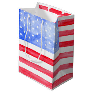 Stars and Stripes American Flag Medium Gift Bag