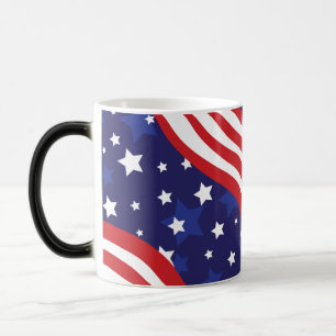 Stars and Stripes Are Waving Magic Mug