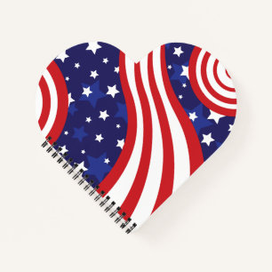Stars and Stripes Are Waving Notebook