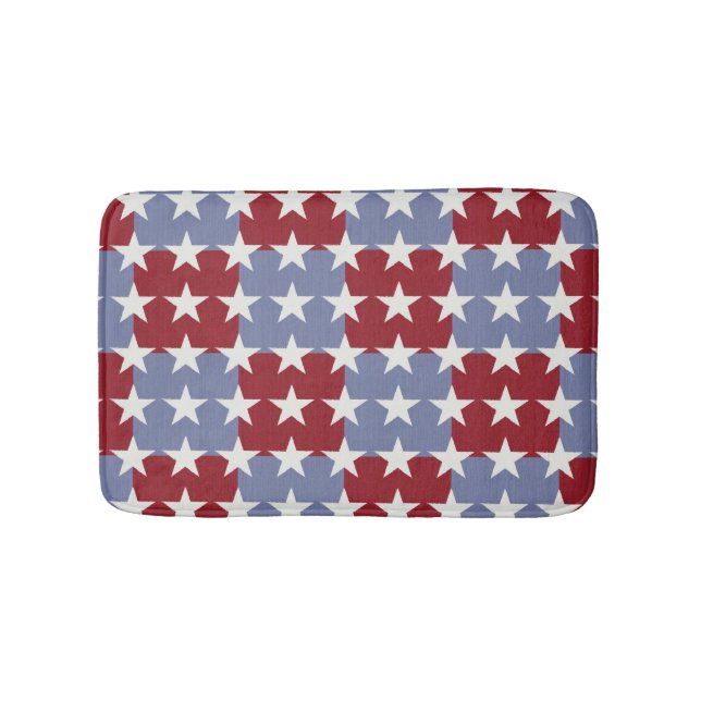 Stars and Stripes Bath Mat (Front)