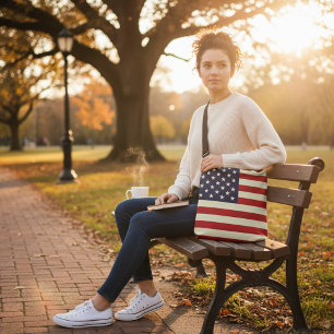 Stars and Stripes Bold  Crossbody Bag