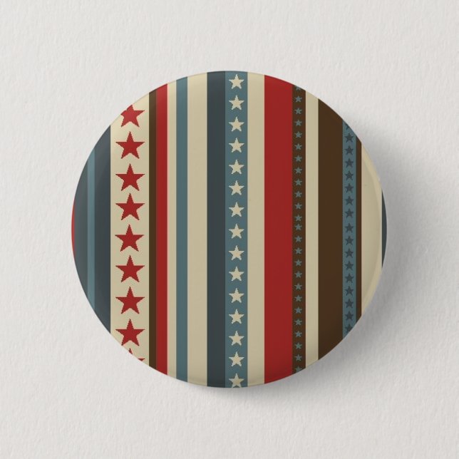 Stars and Stripes Button (Front)