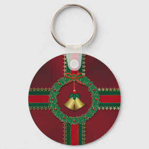 Stars and Stripes Christmas Keychain