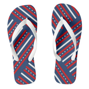 Stars and Stripes Flip Flops