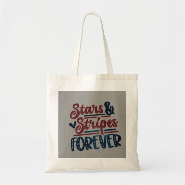 Stars and stripes forever tote bag (Front)