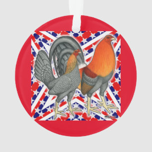 Stars and Stripes Gamefowl Ornament