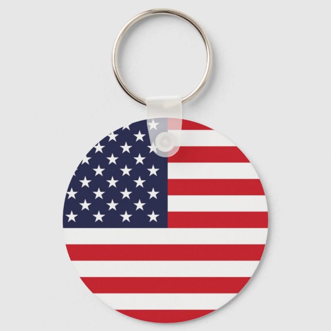 Stars and Stripes Keychain (Front)