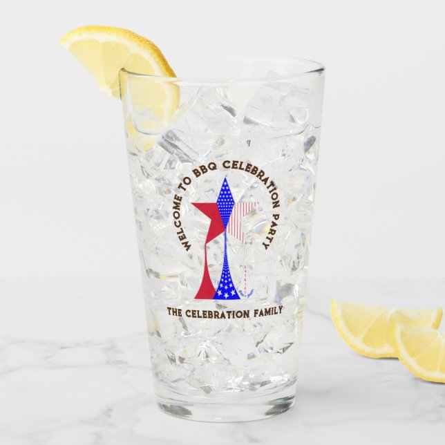 Stars and Stripes Patriot Glass (Front Ice)