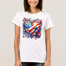 Stars and Stripes Patriotic Heart