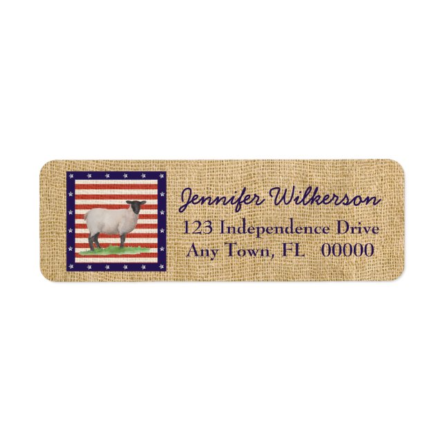Stars and Stripes Sheep (Front)